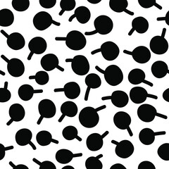 Seamless backdrop with hand drawn chaotic circle shapes