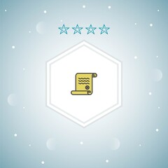 letter of marque vector icons modern