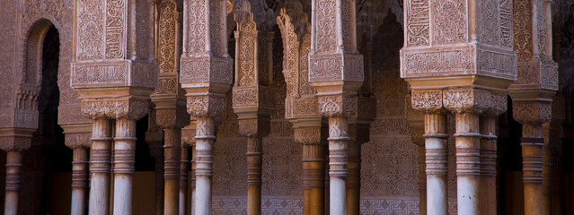 Fototapeta premium Alhambra, UNESCO World Heritage Site. Granada City. Andalusia, Southern Spain Europe