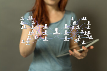 team hierarchy connection group digital