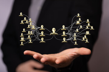 team hierarchy connection group digital
