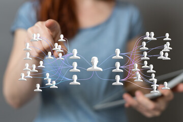 team hierarchy connection group digital