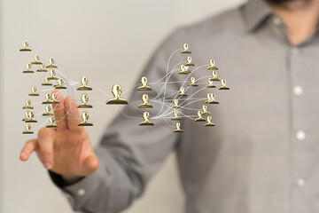 team hierarchy connection group digital
