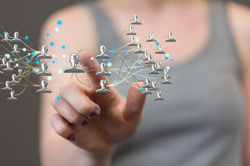 team hierarchy connection group digital