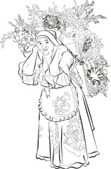 Silletera Feria de flores 