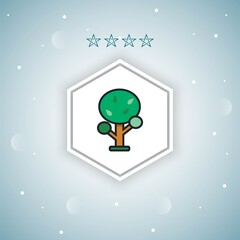 tree_  vector icons modern