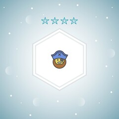 pirate_  vector icons moderns