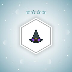 witch vector icons modern