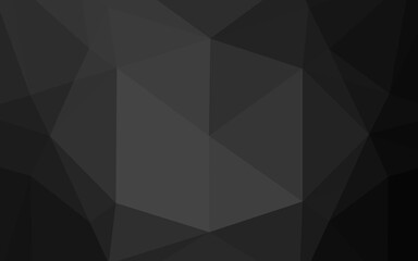 Obraz premium Dark Silver, Gray vector polygon abstract layout.