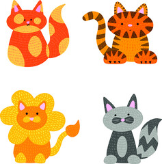 Cat Cartoon Illustrations