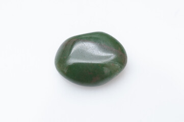 Natural stone aventurine on a white background