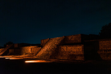 Old Aztec pyramids