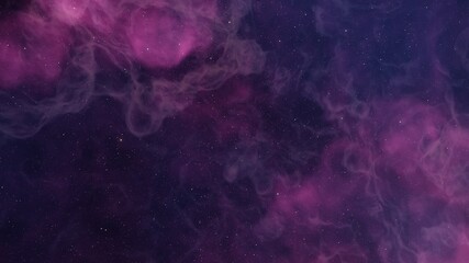 nebula gas cloud in deep outer space, Science fiction illustrarion, colorful space background with stars 3d render
