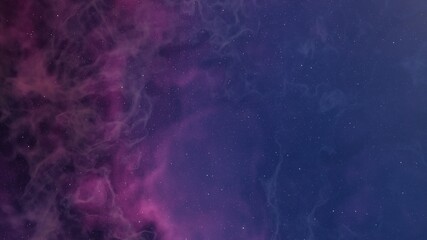 nebula gas cloud in deep outer space, Science fiction illustrarion, colorful space background with stars 3d render
