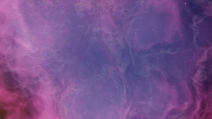 nebula gas cloud in deep outer space, Science fiction illustrarion, colorful space background with stars 3d render
