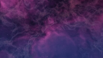 nebula gas cloud in deep outer space, Science fiction illustrarion, colorful space background with stars 3d render
