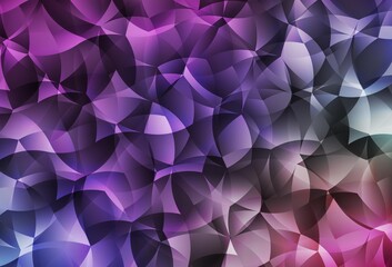 Light Multicolor vector gradient triangles pattern.