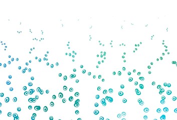 Light Blue, Green vector backdrop with dots.