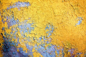 Yellow rough surface