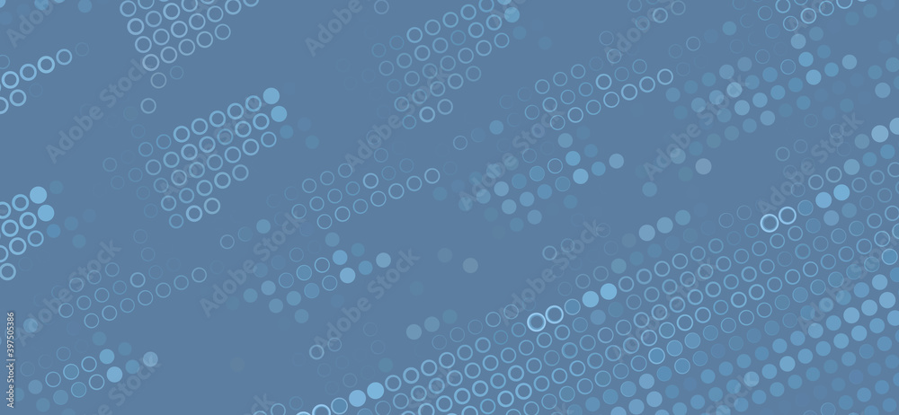 Poster gray blue dotted tech background. vector pattern