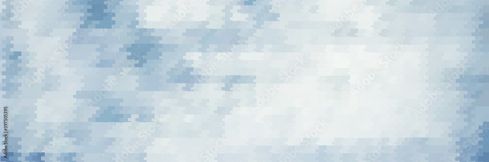 Aufkleber bluish grey geometric mosaic pattern. tiled vector graphics