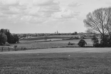 Ypres in miniature B&W