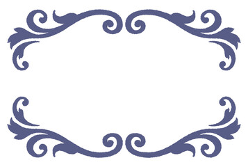 ビンテージ、アンティークな装飾フレーム。ベクター素材