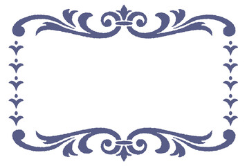 ビンテージ、アンティークな装飾フレーム。ベクター素材