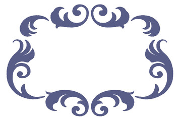 ビンテージ、アンティークな装飾フレーム。ベクター素材