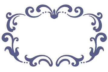 ビンテージ、アンティークな装飾フレーム。ベクター素材