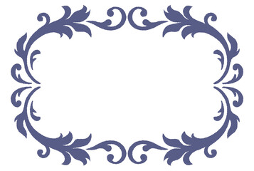 ビンテージ、アンティークな装飾フレーム。ベクター素材