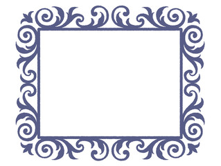 ビンテージ、アンティークな装飾フレーム。ベクター素材