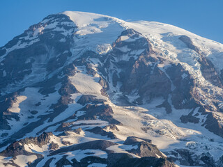 Close up view of Mount Rainier