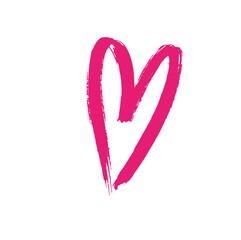 Hand drawn hearts. Valentines day background with heart Design elements for Valentine's day.Vector illustration. Wallpaper, flyers, invitation, posters, brochure, banners.