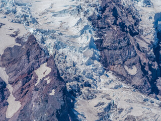 Close up view of Mount Rainier