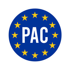 Symbole PAC, politique agricole commune 