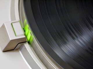 Kontrollleuchte an Vinyl