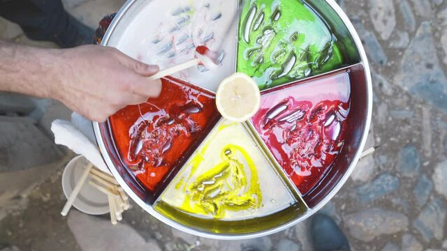 Macun is a soft, sweet and colorful Turkish toffee