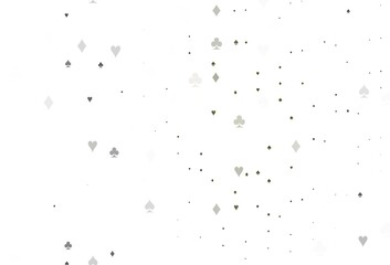 Light Green vector layout with elements of cards.