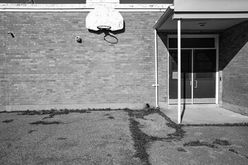 basketball net at school