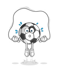 ball jump rope exercise illustration. character vector