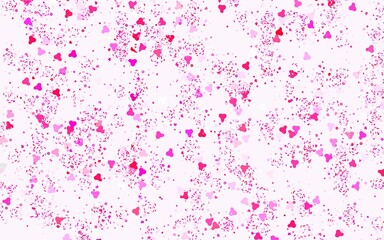 Light Purple, Pink vector pattern with random forms.