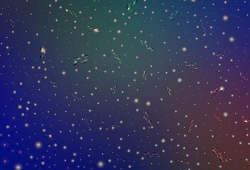 Fototapeta premium Light Blue, Red vector layout in New Year style.