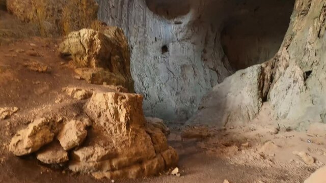 Walk Through Devetashka Cave, Bulgaria