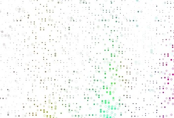 Light Multicolor, Rainbow vector pattern with spheres.