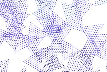 Light Purple vector backdrop with lines, circles.