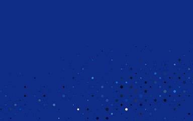 Light BLUE vector template with circles.