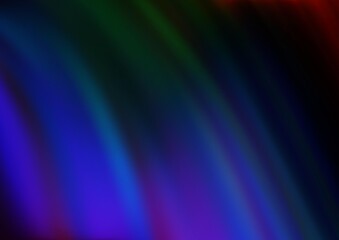 Dark Multicolor, Rainbow vector background with lava shapes.