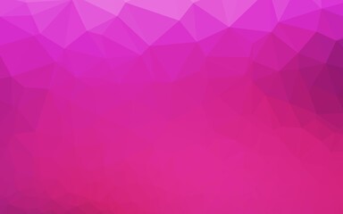 Obraz premium Light Pink vector triangle mosaic template.
