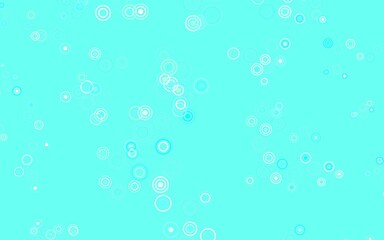 Light Green vector layout with circle shapes.